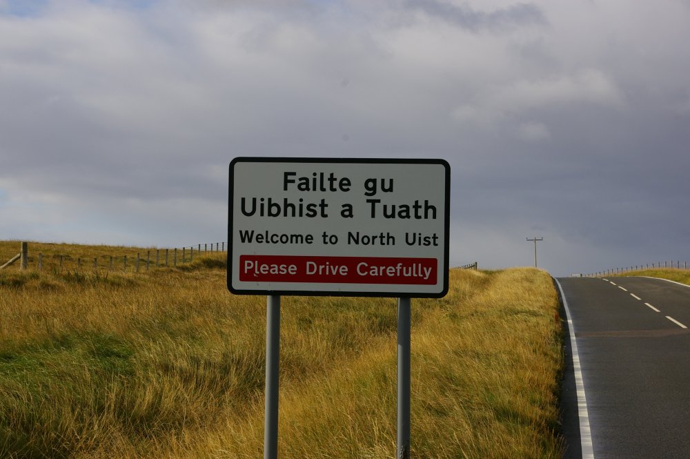 Road sign.